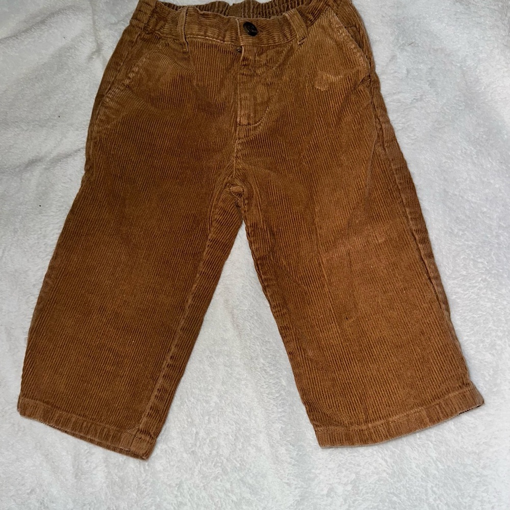 Janie and Jack Brown Corduroy Pants